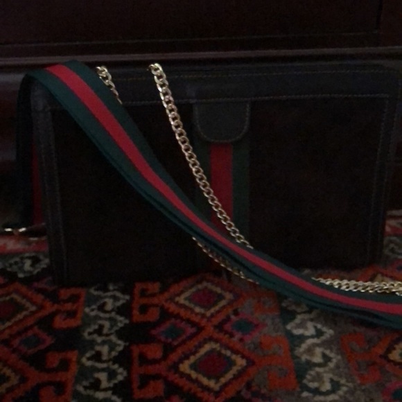 Vintage Gucci makeup case with attach purse straps - Picture 5 of 5